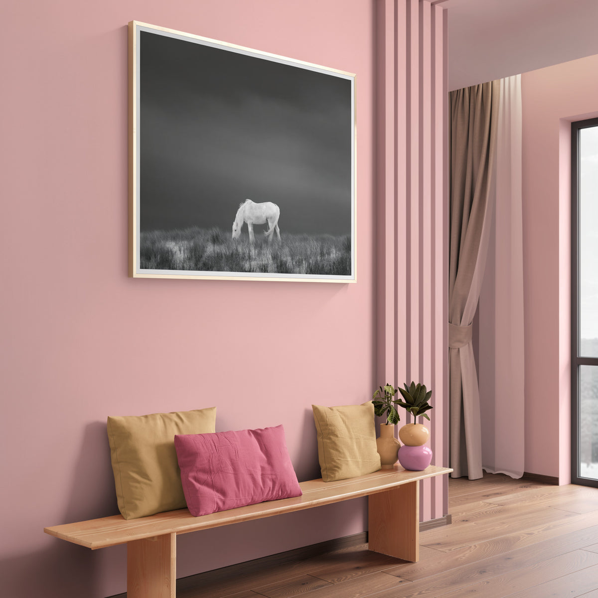 The White Horse of Luskentyre (Exhibition Print)