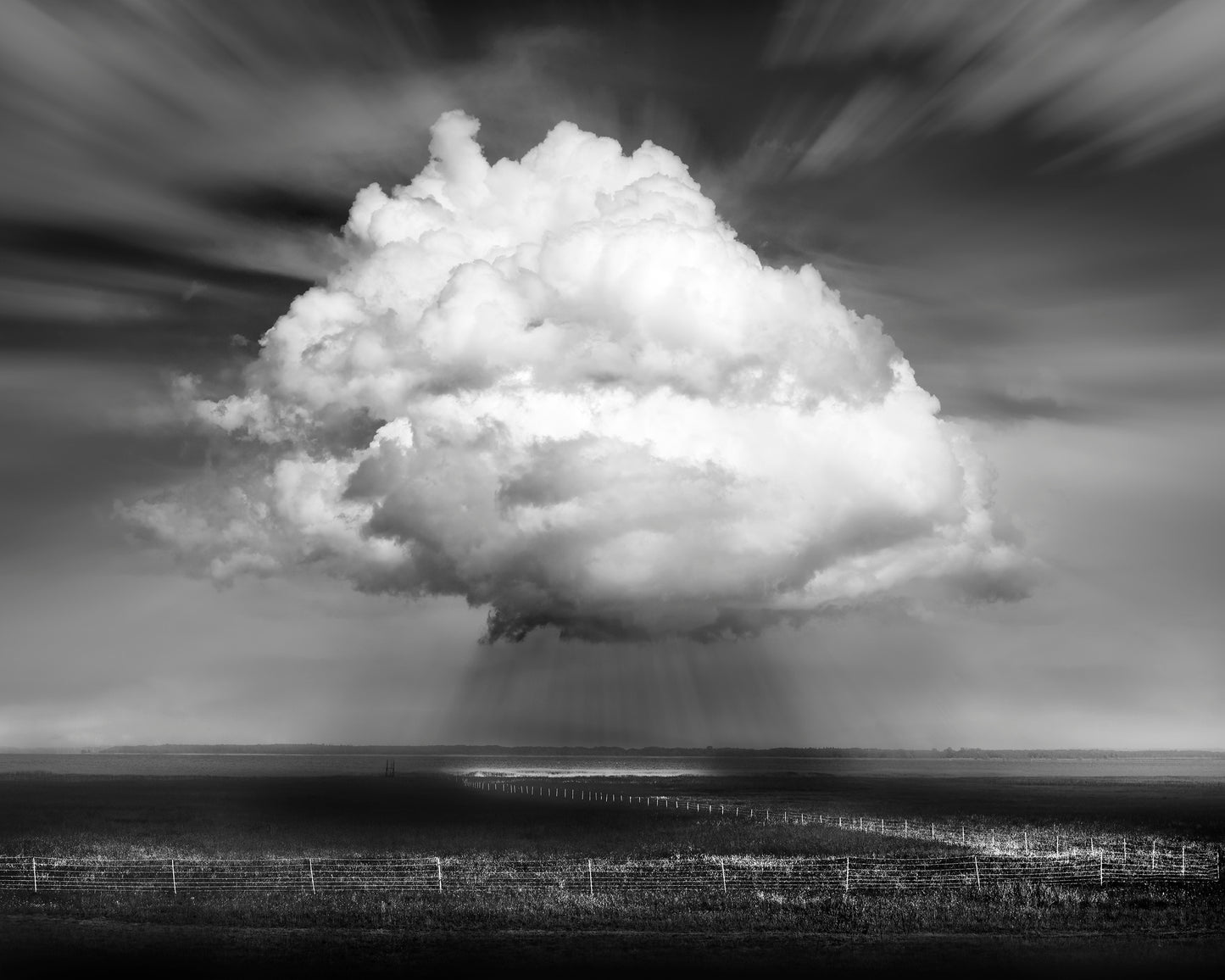 Landscape with cloud