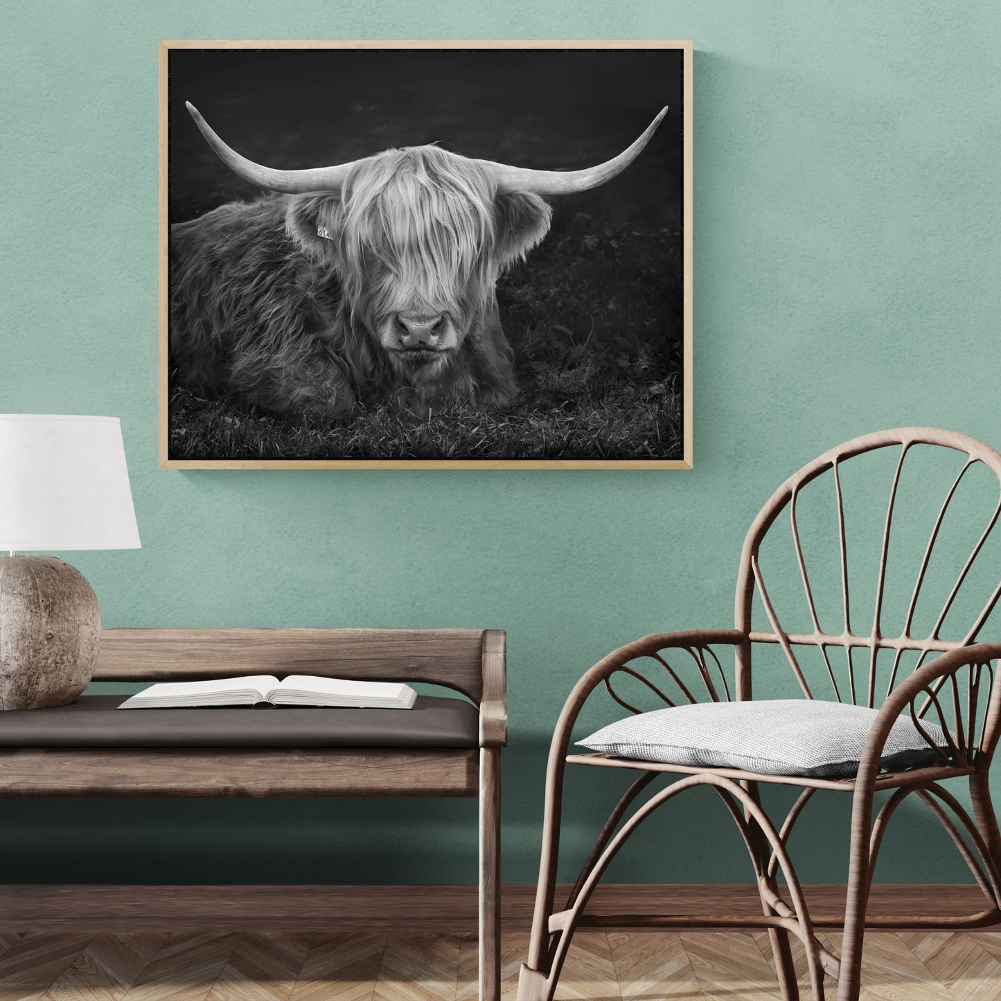 Portrait of a Highland Cow