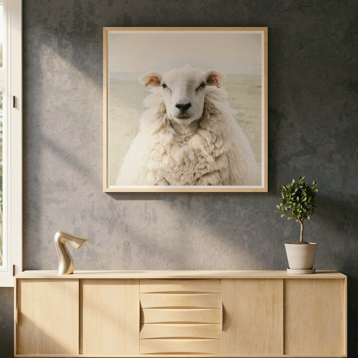 Portrait of a Sheep