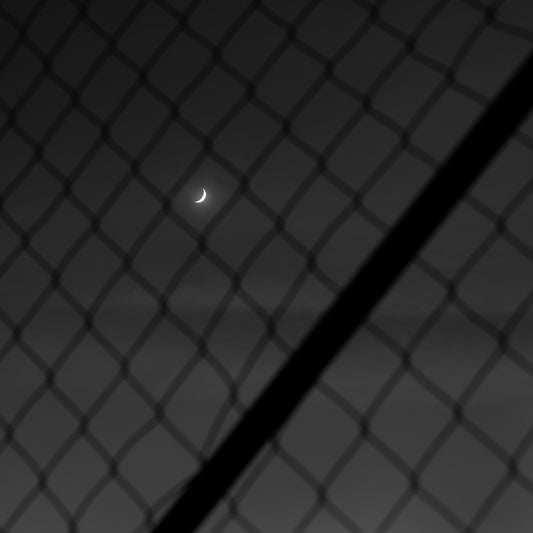 Fence with moon