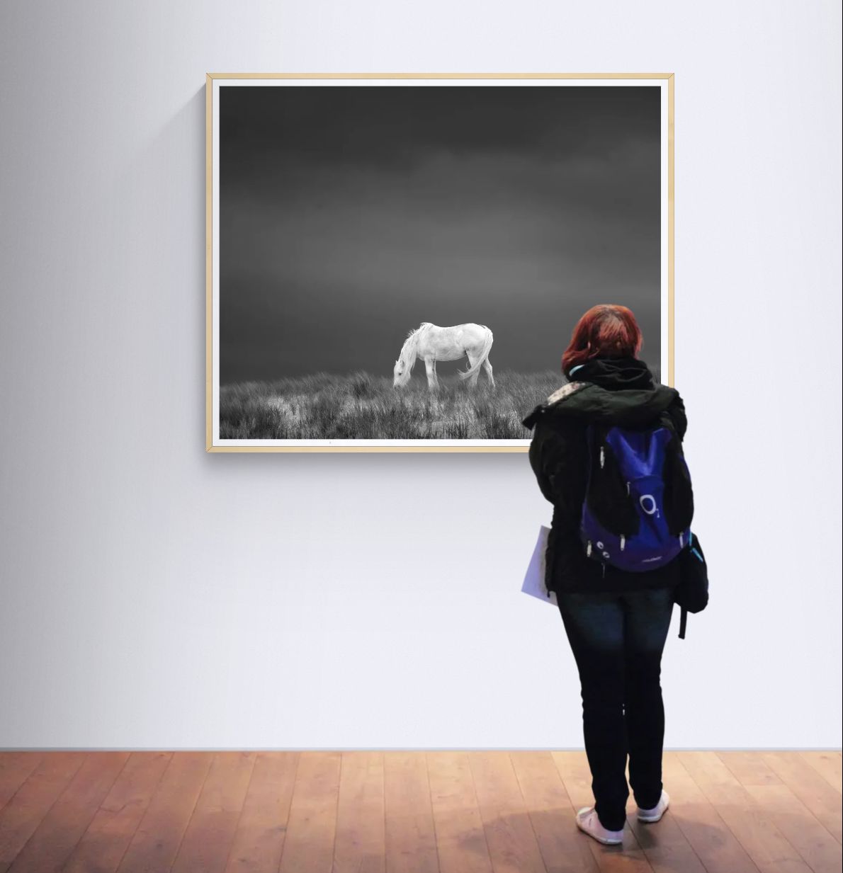 The White Horse of Luskentyre (Exhibition Print)
